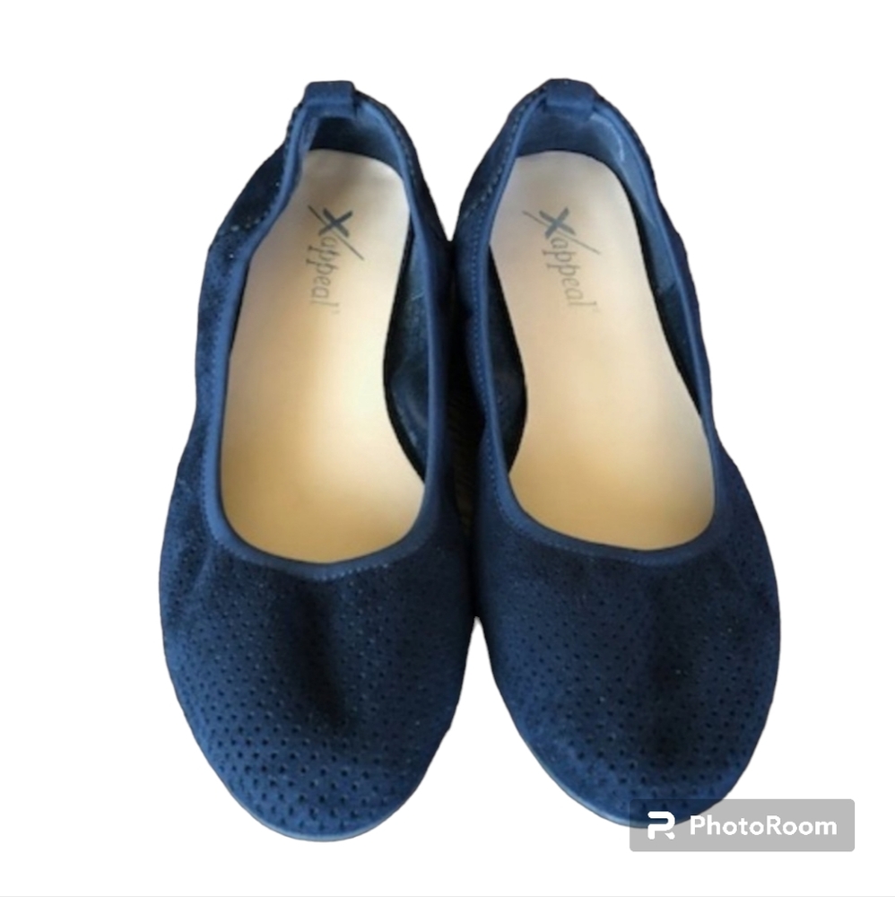 Xappeal Blue Slip-on Soft  Design Flat Shoes
